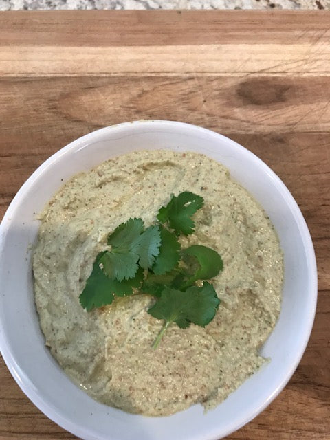 Cilantro Chili Almond Dip/Spread