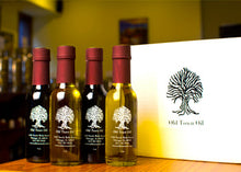 Load image into Gallery viewer, Old Town Oil Flavored EVOO Favorites 4 Bottle Sampler Gift Box